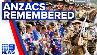 Thousands attend Anzac Day dawn services to commemorate the fallen | 9 News Australia