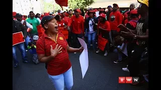 [WATCH] Cosatu paints Johannesburg CBD red