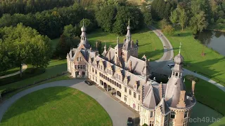 Ooidonk Castle, Deinze, Belgium - 4K Cinematic Drone Video - Extended