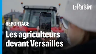 Versailles : les touristes profitent du château et de la manifestation des agriculteurs en colère