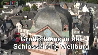 Gruftöffnung in Weilburg