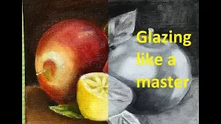 Oil Color Glazing like a 'Master' - How to glaze / Tutorial