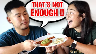 Eating ONLY what my Girlfriend Eats | "Funny Moments"