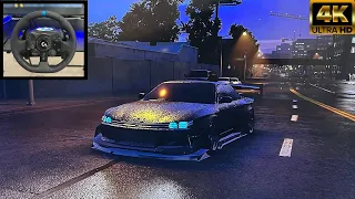 Nissan Silvia K’s | NFS Unbound | Steering wheel + shifter gameplay