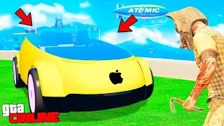 Я УКРАЛ НОВЫЙ APPLE CAR ИЗ БУДУЩЕГО! - БИТВА ВОРОВ В ГТА 5 ОНЛАЙН