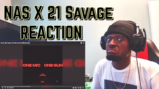 Nas ft. @21savage - One Mic, One Gun Reaction (I GOT INSPIRED!!!)
