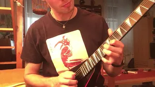 Mike Oldfield - Man in the rain solo cover (Jackson RR24 and a pick)