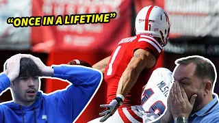 Craziest "Once in a Lifetime" Moments in College Football! British Father and Son Reacts!