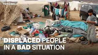 Conditions for displaced people are worsening in Yemen