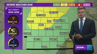 Iowa Weather Forecast: Storms likely this evening, a few severe