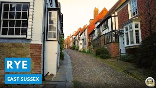 Rye town walk [4k] | Medieval Citadel | East Sussex, England 🇬🇧