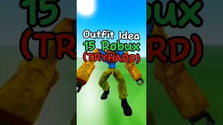 15 Robux TryHard outfit Idea | @warned_roblox