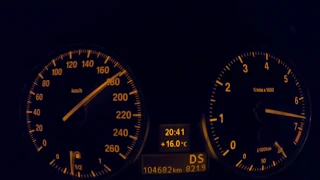 BMW 320I E90 FACELIFT 170HP ACCELERATION 0-190KM/H