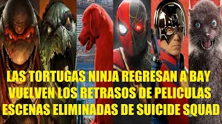 TORTUGAS NINJA REGRESAN CON BAY, VUELVEN RETRASOS DE PELÍCULAS, ESCENAS ELIMINADAS DE SUICIDE SQUAD