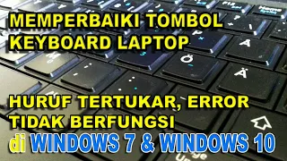Service Laptop Keyboard Keys Error or Changed Function in Windows 7 & Windows 10