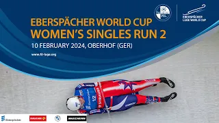 RELIVE - Women's Singles Run 2 | EBERSPÄCHER Luge World Cup - Oberhof (GER)