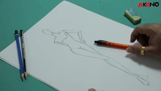 TUTORIAL - Fashion Figure for Beginners | Flash Figure illustration by Jiten Giri | Akiino