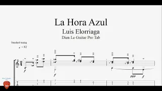 Luis Elorriaga - La Hora Azul - Guitar Tabs