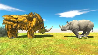 Modern Animals vs Prehistoric Animals - Animal Revolt Battle Simulator ARBS