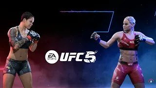 UFC 5 - *AMANDA STARCHES VALENTINA* - Amanda Nunes Vs Valentina Shevchenko FULL FIGHT GAMEPLAY (PS5)