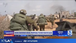 Biden speaks on Israeli proposal to end war