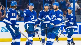 Dave Mishkin calls Lightning vs Panthers highlights (2021 Preseason)