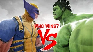 HULK VS WOLVERINE - EPIC Fight BATTLE | Hulk Smash | Who Win's | HR 80