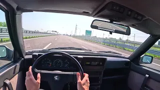 POV - 1991 Alfa Romeo 75 2.0 Twin Spark - Acceleration