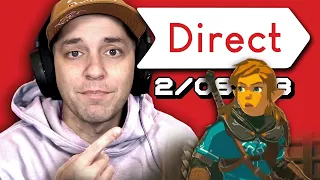 Nintendo Direct React / Zelda Tears of the Kingdom Trailer Analysis 2/08/23