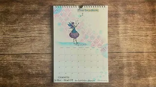 Giselle Enjoying August by Jo Rice - A Lavinia Stamps Tutorial