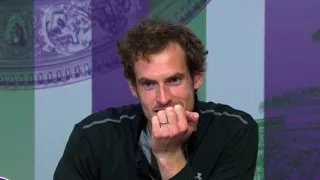 ANDY MURRAY AT WIMBLEDON FUNNY QUESTION