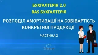 Как распределить затраты амортизации на себестоимость продукции Бухгалтерия 2.0, BAS Бухгалтерия.Ч.2