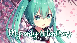 8D Nightcore → Intentions (Ericovich, Yonetro & L.Kaison) Lyrics | USE HEADPHONES 🎧