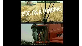 Ride on board a Combine Harvester! (Fundraiser event for Canadian Foodgrains Bank)- MB- Harmony Road