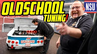 MOTORSPORT wie DAMALS! - NSU TT/TTS - Zu Besuch bei NSU-Autodienst!