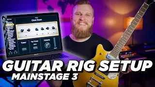 Guitar Rig Setup in ﻿MainStage 3 - Amps and Pedalboard