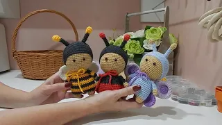 ♥♥ I knitted the cutest insects that I just knitted ♥♥