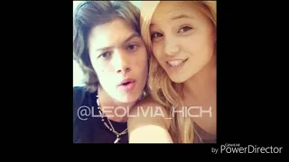 Leo hawarld and Olivia holt when you kiss me MV