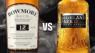 Bowmore 12 vs Highland Park 12 Single Malt Scotch Whisky