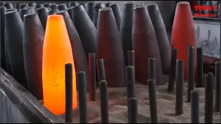 How Mini Rockets Are Made? Incredible gas cylinders manufacturing process.