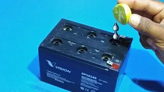 how to repair dry battery at home repair old dead dry battery acid battery repairation