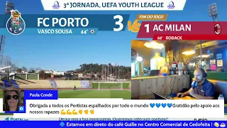 🔵⚪️ 𝐅𝐂 𝐏𝐨𝐫𝐭𝐨 𝐱 𝐀𝐂 𝐌𝐢𝐥𝐚𝐧 🔴⚫️ | Youth League 🏆 3ª Jornada