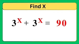 A Nice Math Olympiad exponential equation | Olympiad Math | Find X