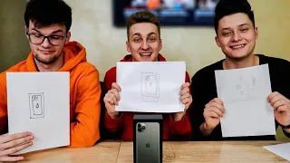 КТО ЛУЧШЕ НАРИСУЕТ ПРЕДМЕТ, ПОЛУЧИТ ЕГО ЧЕЛЛЕНДЖ || iPhone 11 Pro Max 😢