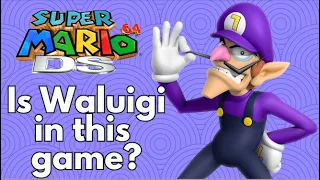 Waluigi in Super Mario 64 DS - Full Analysis - Arceus2401