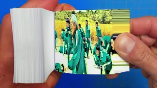 Squid Game Flipbook | Red Light Green Light survival Scene 2 Flip book