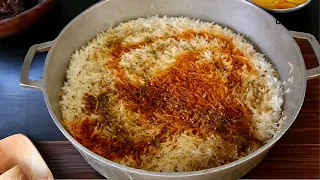 Afghani Pulao Two Color Pulao پلو دو رنگ زینت دسترخوان  Afghan Pulao Recipe Afghan Rice recipe