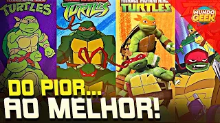 do PIOR ao MELHOR TARTARUGAS NINJA: TODAS AS SÉRIE ANIMADAS ANALISADAS E RANKEADAS