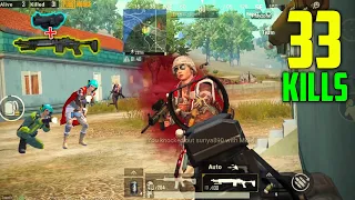 POWER OF MK14 AUTO IS OP!!! | 33 KILLS SOLO VS SQUAD | PUBG MOBILE