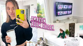 amazon room decor from tik tok + mini whitefox haul!!
